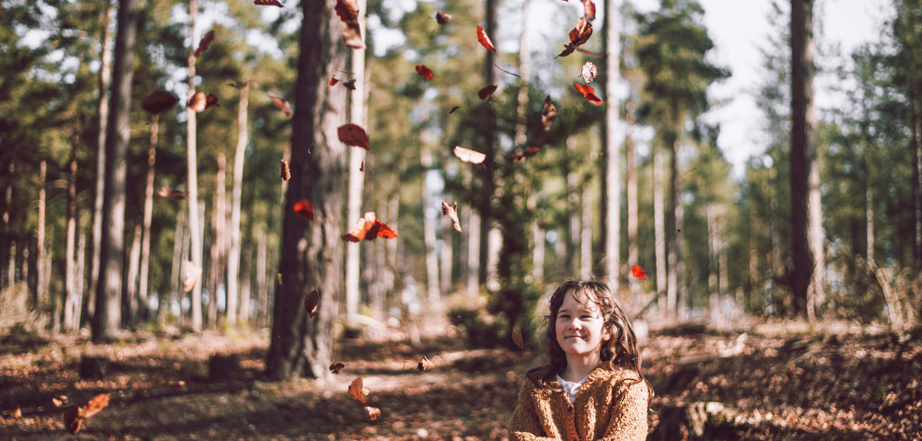 La bambina nel bosco